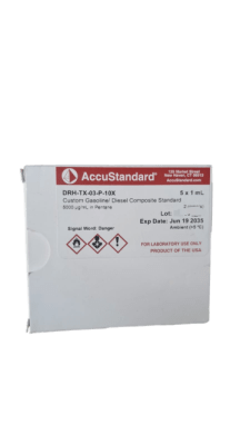 CUSTOM GASOLINE/DIESEL COMPOSITE STANDARD 1ML X UND-ACCUSTANDARD, DRH-TX-03-P-10X (INC IGV)
