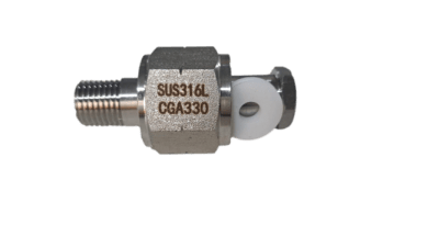CGA330-1/4NPT MALE THREAD (WITH GASKET) (INC IGV)
