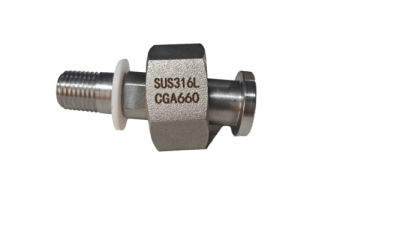 CGA660-1/4NPT MALE THREAD (WITH GASKET) (INC IGV)