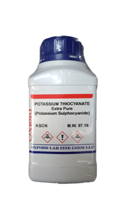 POTASSIUM THIOCYANATE 98% Extra Pure (Potassium Sulphocyanide) 500G-OXFORD,P-07189 (INC IGV)