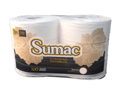 PAPEL HIGIENICO JUMBO GOFRADO X 6 ROLLOS DE 550M (INC IGV)