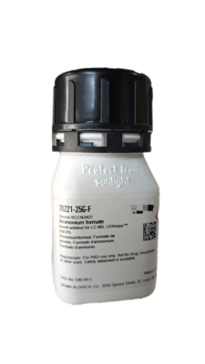 AMMONIUM FORMATE 25G-SIGMA ALDRICH, 70221-25G (INC IGV)