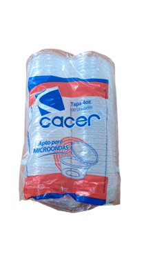 ENVASE AJICERO 40Z TRANSPARENTE CON TAPA PK/100 (INC IGV)