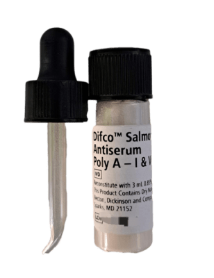 SALMONELLA O ANTISERUM POLY A-I &VI 3ML-BD-DIFCO,222641 (INC IGV)1