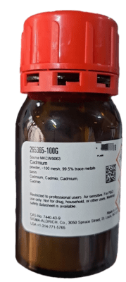 GRANULOS DE COBRE-CADMIO ?99 100G -SIGMA ALDRICH, 265365-100G (INC IGV)1
