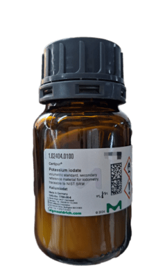 MRC YODATO DE POTASIO TRAZABLE AL NIST 100G-SIGMA ALDRICH, 1.02404.0100 (INC IGV)1