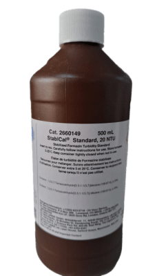 ESTÁNDAR TURBIDEZ 20 NTU 500ML-HACH,2660149 (INC IGV)1