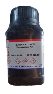 FERRIC CHLORIDE HEXAHYDRATE 99% AR 500G-OXFORD (INC IGV)1