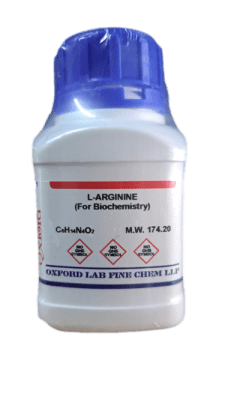 L-ARGININE 99% (FOR BIOCHEMISTRY) 100G-OXFORD (INC IGV)