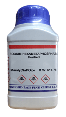 SODIUM HEXAMETAPHOSPHATE 68% PURIFIED 500G-OXFORD (INC IGV)1