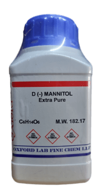 D (-) MANNITOL 98% EXTRA PURE 250G-OXFORD (INC IGV)