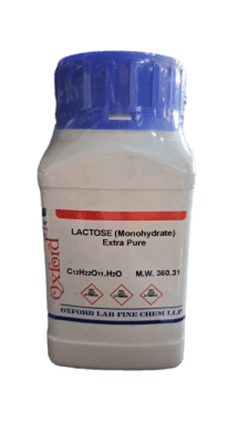 LACTOSE (MONOHYDRATE) EXTRA PURE  500G-OXFORD (INC IGV)