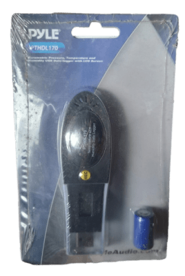 REGISTRADOR DE DATOS USB DE PRESIÓN BAROMÉTRICA, TEMPERATURA Y HUMEDAD CON PANTALLA LCD MODEL PTHDL170-PYLE (INC IGV)1