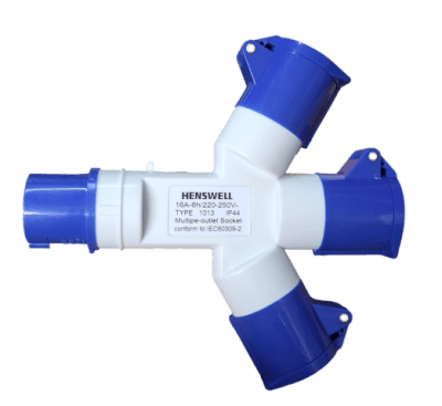MULTIPE OUTLET SOCKET TYPE 1013 IP44 16A-6H/220-250V (INC IGV)1
