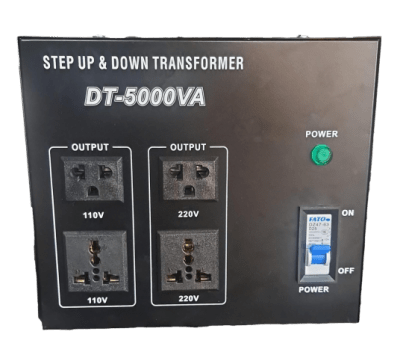 DT5000W - STEP UP AND DOWN TRANSFORMER 220V/110V /220V-GENERICO, DT-50000 (INC IGV)