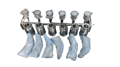 COLECTOR DE FILTRACION AL VACIO DE 6 RAMAS GRADO 316 47MM DE ACERO INOXIDABLE CLASE 316-AZZOTA (INC IGV)1