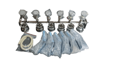 COLECTOR DE FILTRACION AL VACIO DE LABORATORIO DE 6 POSICIONES 47MM COMPATIBLE CON EMBUDO DE 100ML (INC IGV)1