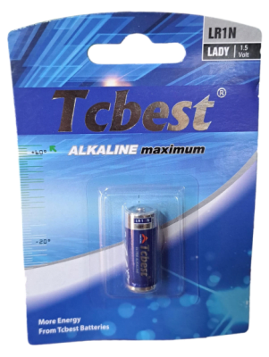 BATERIA ALCALINA DE 1.5 (UND)-TCBEST, LR1N (INC IGV)