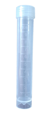 TUBO DE MUESTRA DE PLASTICO DE 10ML PK/100-GENERICO, LAB8 (INC IGV)