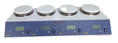 AGITADOR MAGNETICO DIGITAL DE PLACA CALEFACTORA DE 4 CANALES-DRAWELL SCIENTIFIC, MS-H340-S4 (INC IGV)
