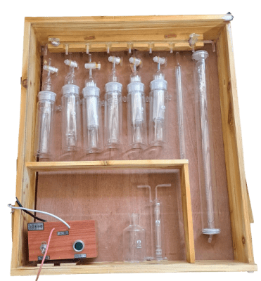 ORSAT 5 PIPETTE GLASS APPARATUS (LAB GLASSWARE)-GENERICO (INC IGV)