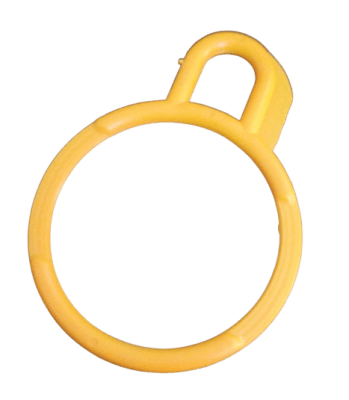 ARGOLLA PARA CADENAS DE PVC AMARILLO (UND)-GENERICO (INC IGV)