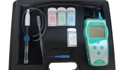 PORTABLE PH METER KIT FOR WASTEWATER-APERA INSTRUMENTS, PH850-WW (INC IGV)1