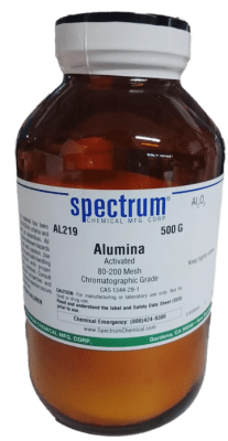ALUMINA 80/200 MESH 500G-SPECTRUM CHEMICAL MFG, AL219 (INC IGV)