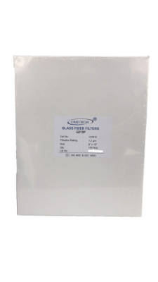 OMICRON 100% BOROSILICATE GLASS FIBER FILTER BINDER FREE 8