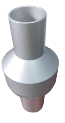 SOPORTE DE PORTA FILTRO ANODIZADO PARA BGI PQ100-GENERICO, PM10-FH-LV-02 (INC IGV)1