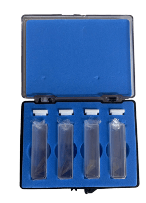 CELDA CUBETA 10MM 3.5ML MICRO OPTICO ESPECTOFOTOMETRO PK/4-GENERICO, 751/722 (INC IGV)