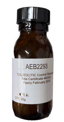 CONTROL STANDARD (TOC= 2.0%, ROC= 1.8%, TIC= 2.0%, TC= 5.8%)-ALPHA RESOURCES, AEB2293 (INC IGV)
