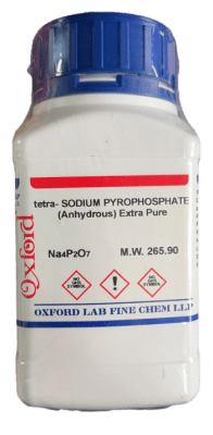 TETRA-SODIUM PYROPHOSPHATE (ANHYDROUS) 97.5% EXTRA PURE 500G-OXFORD (INC IGV)1