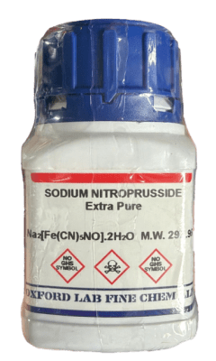 SODIUM NITROPRUSSIDE 98% EXTRA PURE 100G-OXFORD (INC IGV)1