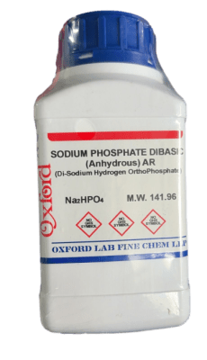 SODIUM PHOSPHATE DIBASIC (ANHYDROUS) 99% AR 500G-OXFORD (INC IGV)1