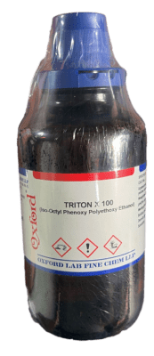 TRITON X 100 (ISO-OCTYL PHENOXY POLYETHOXY ETHANOL) 500ML-OXFORD (INC IGV)1