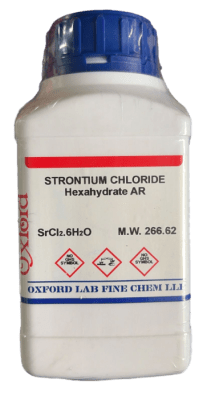 STRONTIUM CHLORIDE HEXAHYDRACATE AR 500G-OXFORD (INC IGV)1