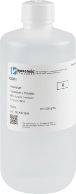 1000ug/mL POTASSIUM 500mL-ISO 17034 (INC IGV)