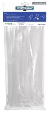 PRECINTO DE SEGURIDAD DE PLÁSTICO 3.6MM X 300MM (Inc IGV)