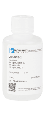 EPA Method 200.7 Quality Control Standard 2  ISO 17034 (INC IGV)1