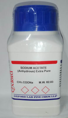 SODIUM ACETATE ANHYDROUS 99% Extra pure (Inc IGV)1