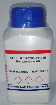 SODIUM THIOSULPHATE PENTAHYDRATE 99.5% AR (Inc IGV)