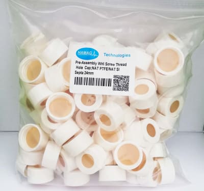 Tapa Rosca Blanca 24 mm Bolsa x 100 unidades (Inc. IGV)