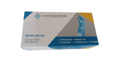 GUANTES DE NITRILO AZUL (Inc IGV)
