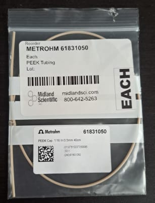 PEEK TUBING 1/16 IN/0.5MM 40 CM- METROHM, 61831050 (INC IGV)