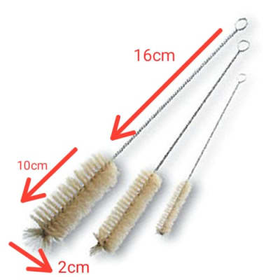 White PP + Iron thread, head 10cm, and rod  10cm, 2cm diameter (INC IGV)