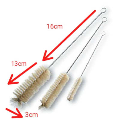 White PP + Iron thread, head 13cm, and rod  16cm, 3cm diameter (INC IGV)