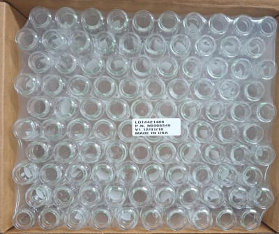 20MM, 23 OD, 20ML CLEAR CRIMP VIAL 100/PK (INC IGV)