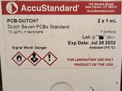 DUTCH SEVEN PCBS STANDARD 2 X 1 ML (INC IGV)