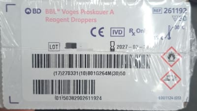 VOGES PROSKAUER A REAGENT DROPPERS-BD,261192 (INC IGV)